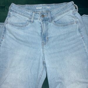 Old Navy Wow Wide Leg High-Rise Light Wash Jeans